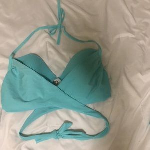 Aqua bikini top